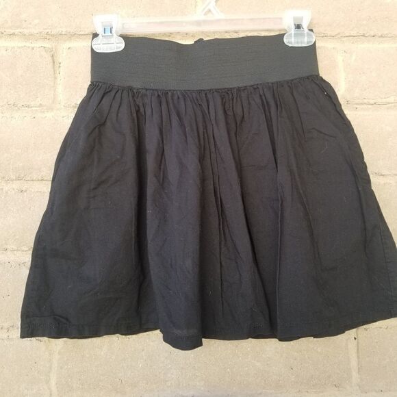 BlackPoppy Back.Cotton Skirt. Size S. - Picture 3 of 6